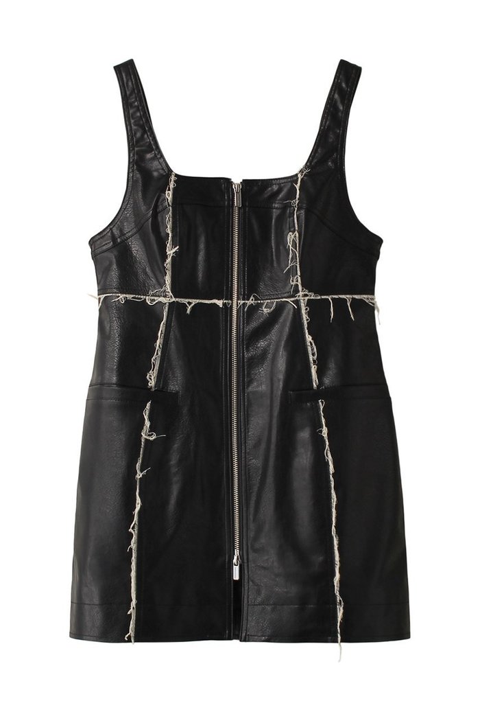 【メゾンスペシャル/MAISON SPECIAL】のfaux Leather Front Zip Tops/フェイクレザーフロントジップトップス インテリア・キッズ・メンズ・レディースファッション・服の通販 founy(ファニー) https://founy.com/ ファッション Fashion レディースファッション Fashion for Women トップス・カットソー Cut & Sew Tops シャツ・ブラウス・オフィスカジュアル Elegant Blouses & Button-Ups ウォッシュ Washed Finish ヴィンテージ Vintage Style コルセット Corset, Bustier スリーブ Sleeve, Long Sleeve / Short Sleeve セットアップ Set-Up, Coordinated Outfit パイソン Python, Snakeskin Pattern フェイクレザー Faux Leather, PU Leather ロング Long, Long-Length |ID: prp329100004050720 ipo3291000000036221205