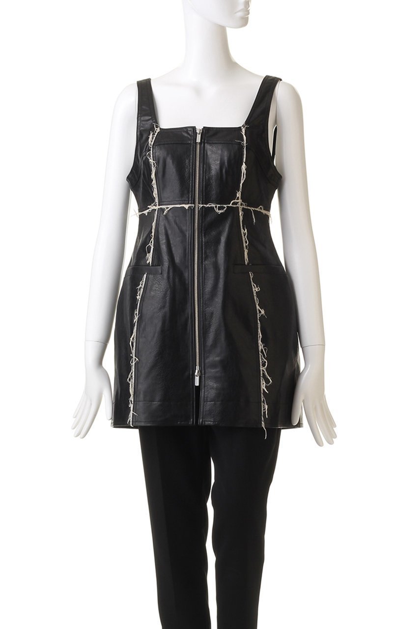 【メゾンスペシャル/MAISON SPECIAL】のfaux Leather Front Zip Tops/フェイクレザーフロントジップトップス 人気、トレンドファッション・服の通販 founy(ファニー) ファッション Fashion レディースファッション Fashion for Women トップス・カットソー Cut & Sew Tops シャツ・ブラウス・オフィスカジュアル Elegant Blouses & Button-Ups ウォッシュ Washed Finish ヴィンテージ Vintage Style コルセット Corset, Bustier スリーブ Sleeve, Long Sleeve / Short Sleeve セットアップ Set-Up, Coordinated Outfit パイソン Python, Snakeskin Pattern フェイクレザー Faux Leather, PU Leather ロング Long, Long-Length other-2|ID: prp329100004050720 ipo3291000000036723938