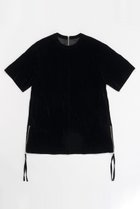 【メゾンスペシャル/MAISON SPECIAL】のWasher Processing Velor Tunic/ワッシャーベロアチュニック BLK(ブラック)|ID:prp329100004050721