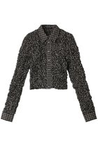 【メゾンスペシャル/MAISON SPECIAL】のCheckered Shirring Short Length Shirt/チェックシャーリングショートシャツ BLK(ブラック)|ID: prp329100004050722 ipo3291000000036400044