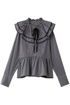 【メゾンスペシャル/MAISON SPECIAL】のEdge Trim Ruffle Shirt/エッジトリムフリルシャツ BLK(ブラック)|ID: prp329100004050724 ipo3291000000036400056