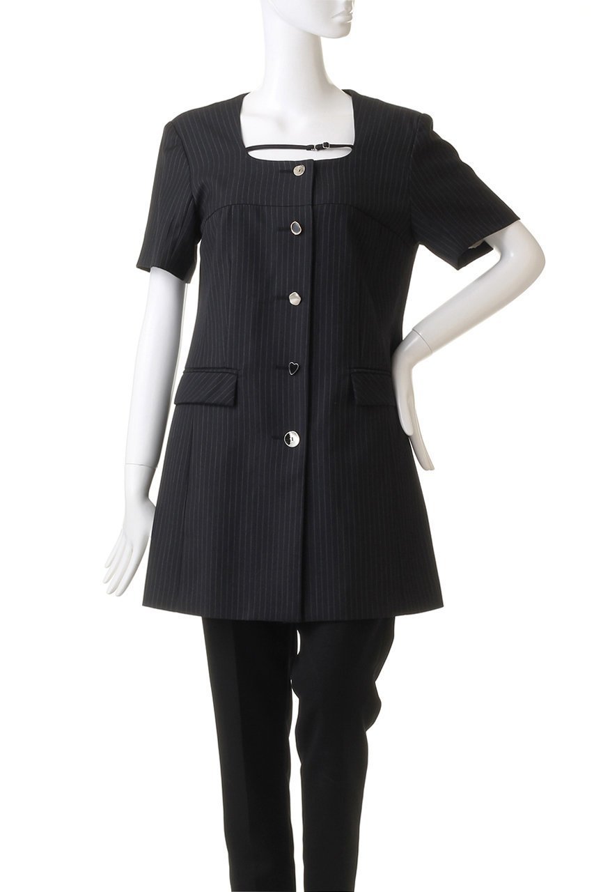 【メゾンスペシャル/MAISON SPECIAL】のSquare SilhouetteTailor Tunic/スクエアテーラーチュニック 人気、トレンドファッション・服の通販 founy(ファニー) 　ファッション　Fashion　レディースファッション　Fashion for Women　ワンピース　Dresses　チュニック　Tunic Tops & Dresses　ガーリー　Girly, Feminine Style　スクエア　Square, Square Shape　チュニック　Tunic, Long Top　デニム　Denim, Jeans Material　ハーフ　Half, Half-Length　ルーズ　Loose, Oversized　ロング　Long, Long-Length　エレガント 上品　Elegant　other-2|ID: prp329100004050725 ipo3291000000032894352