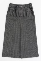 【メゾンスペシャル/MAISON SPECIAL】のTweed Layered Box Pleated Skirt/ツイードレイヤードボックスプリーツスカート GRY(グレー)|ID:prp329100004050731