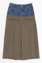 【メゾンスペシャル/MAISON SPECIAL】のTweed Layered Box Pleated Skirt/ツイードレイヤードボックスプリーツスカート BGE(ベージュ)|ID: prp329100004050731 ipo3291000000027192339