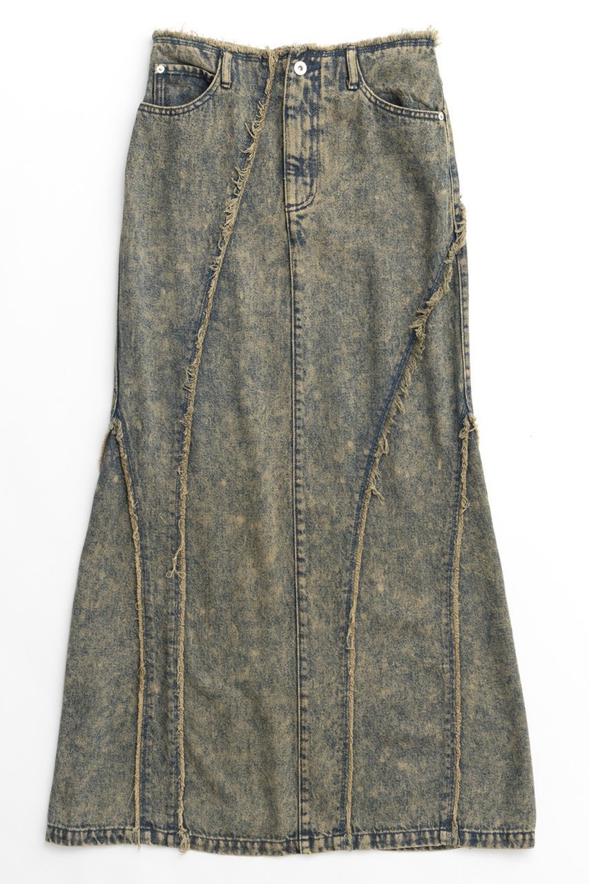 【メゾンスペシャル/MAISON SPECIAL】のCellulose Denim Maxi Skirt/セルロースデニムマキシスカート インテリア・キッズ・メンズ・レディースファッション・服の通販 founy(ファニー) 　ファッション　Fashion　レディースファッション　Fashion for Women　スカート　Skirts　ロングスカート　Long Skirts / Maxi & Midi Skirts　おすすめ　Recommended / Our Picks　デニム　Denim, Jeans Material　トレンド　Trend, Trending Now　ドレープ　Drape, Draping Fabric　マーメイド　Mermaid, Fishtail Silhouette　ロング　Long, Long-Length　BGE(ベージュ)|ID: prp329100004050732 ipo3291000000032847851