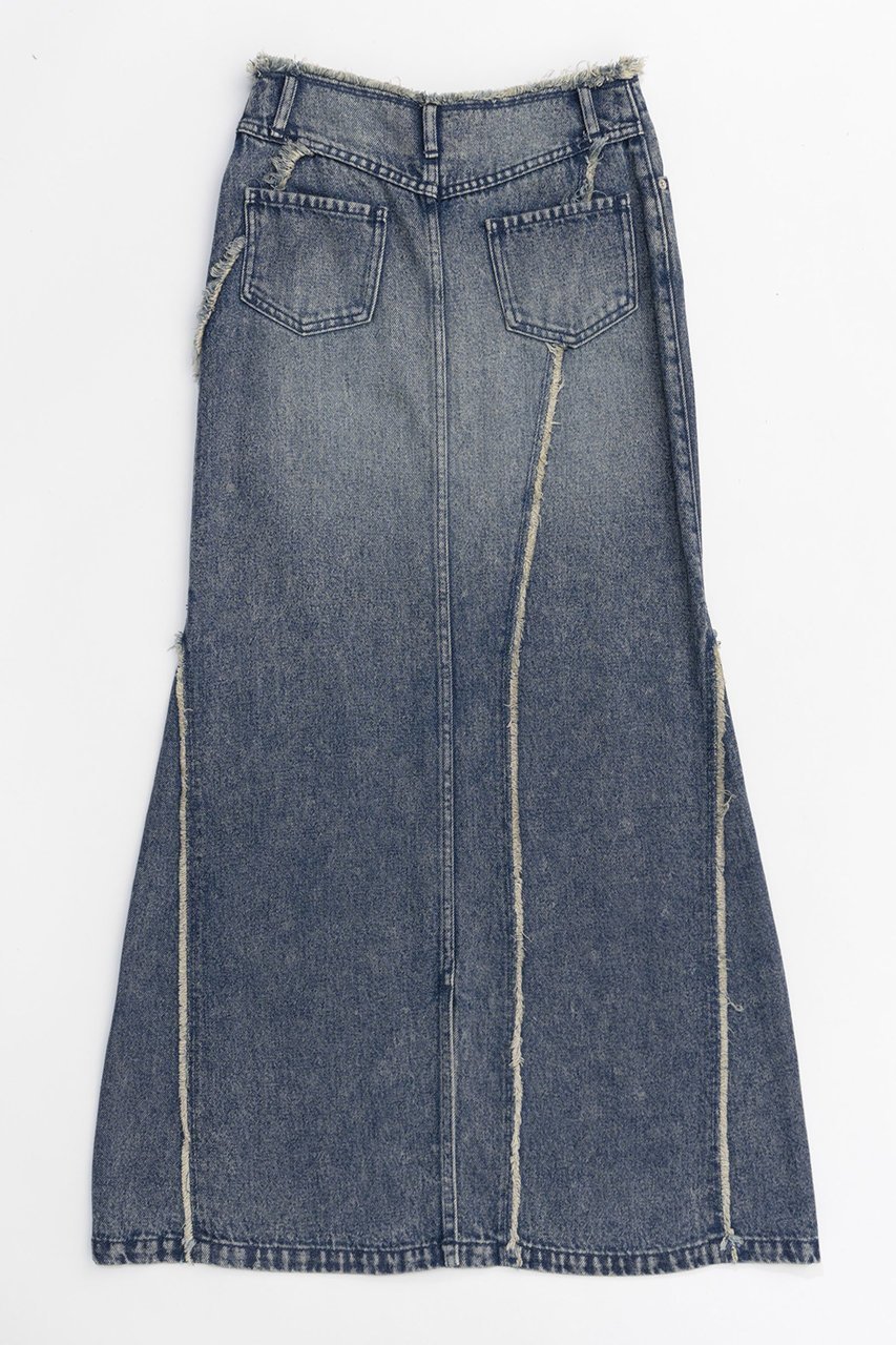 【メゾンスペシャル/MAISON SPECIAL】のCellulose Denim Maxi Skirt/セルロースデニムマキシスカート 人気、トレンドファッション・服の通販 founy(ファニー) 　ファッション　Fashion　レディースファッション　Fashion for Women　スカート　Skirts　ロングスカート　Long Skirts / Maxi & Midi Skirts　おすすめ　Recommended / Our Picks　デニム　Denim, Jeans Material　トレンド　Trend, Trending Now　ドレープ　Drape, Draping Fabric　マーメイド　Mermaid, Fishtail Silhouette　ロング　Long, Long-Length　other-4|ID: prp329100004050732 ipo3291000000032847875