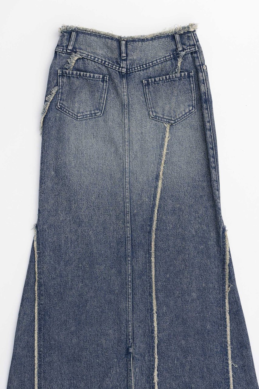 【メゾンスペシャル/MAISON SPECIAL】のCellulose Denim Maxi Skirt/セルロースデニムマキシスカート 人気、トレンドファッション・服の通販 founy(ファニー) 　ファッション　Fashion　レディースファッション　Fashion for Women　スカート　Skirts　ロングスカート　Long Skirts / Maxi & Midi Skirts　おすすめ　Recommended / Our Picks　デニム　Denim, Jeans Material　トレンド　Trend, Trending Now　ドレープ　Drape, Draping Fabric　マーメイド　Mermaid, Fishtail Silhouette　ロング　Long, Long-Length　other-5|ID: prp329100004050732 ipo3291000000032847884