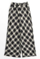 【メゾンスペシャル/MAISON SPECIAL】のRandom Checkered Easy Wide Pants/ランダムチェックイージーワイドパンツ 人気、トレンドファッション・服の通販 founy(ファニー) ファッション Fashion レディースファッション WOMEN パンツ Pants セットアップ Set Up チェック Check バイアス Bias ポケット Pocket ヴィンテージ Vintage thumbnail BLK(ブラック)|ID: prp329100004050734 ipo3291000000027192349