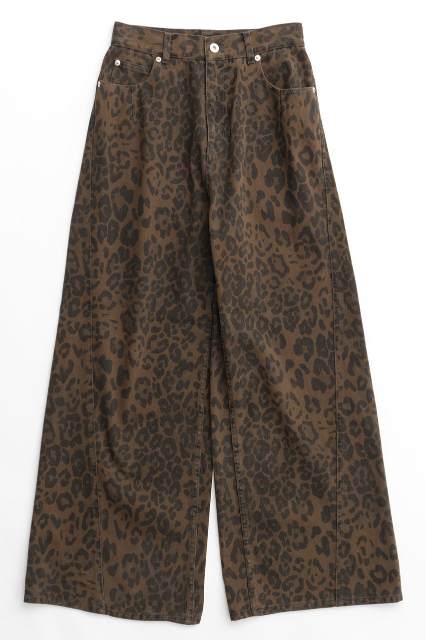 【メゾンスペシャル/MAISON SPECIAL】のLeopard Wide Straight Pants/レオパードワイドストレートパンツ 人気、トレンドファッション・服の通販 founy(ファニー) 　ファッション　Fashion　レディースファッション　WOMEN　パンツ　Pants　コンパクト　Compact　シンプル　Simple　ジャケット　Jacket　セットアップ　Set Up　トレンド　Trend　レオパード　Leopard　ワイド　Wide　再入荷　Restock/Back In Stock/Re Arrival　 other-1|ID: prp329100004050735 ipo3291000000027192351