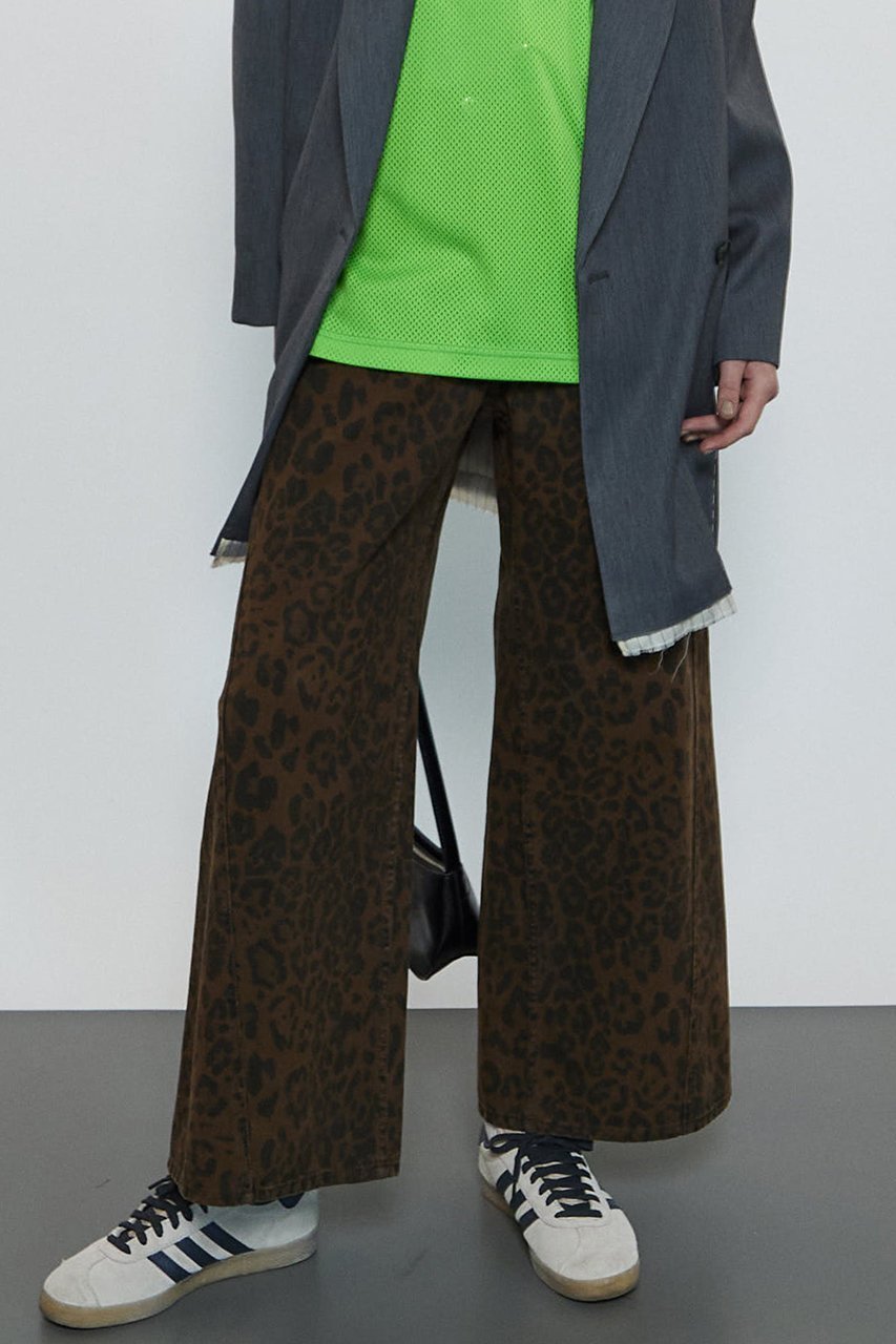【メゾンスペシャル/MAISON SPECIAL】のLeopard Wide Straight Pants/レオパードワイドストレートパンツ 人気、トレンドファッション・服の通販 founy(ファニー) 　ファッション　Fashion　レディースファッション　WOMEN　パンツ　Pants　コンパクト　Compact　シンプル　Simple　ジャケット　Jacket　セットアップ　Set Up　トレンド　Trend　レオパード　Leopard　ワイド　Wide　other-6|ID: prp329100004050735 ipo3291000000031428001