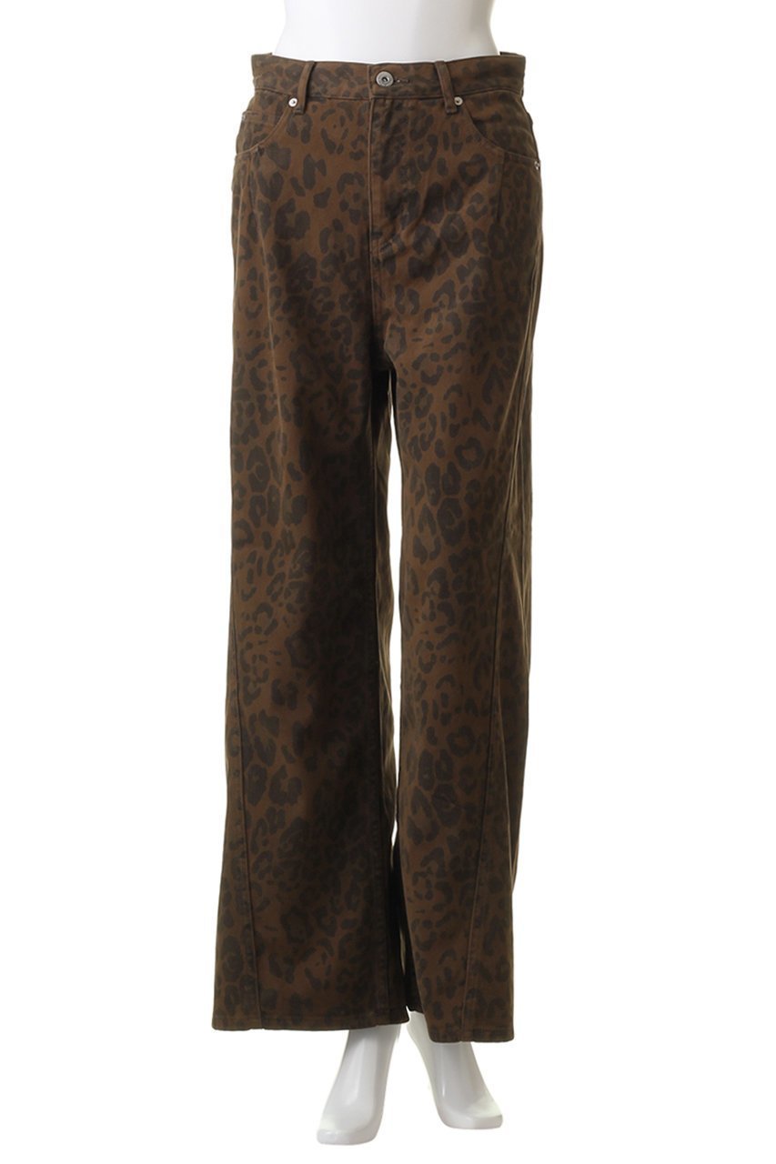 【メゾンスペシャル/MAISON SPECIAL】のLeopard Wide Straight Pants/レオパードワイドストレートパンツ 人気、トレンドファッション・服の通販 founy(ファニー) 　ファッション　Fashion　レディースファッション　Fashion for Women　パンツ　Pants & Trousers　コンパクト　Compact, Small Size　シンプル　Simple, Minimal　ジャケット　Jacket, Outerwear　セットアップ　Set-Up, Coordinated Outfit　トレンド　Trend, Trending Now　レオパード　Leopard, Animal Print　ワイド　Wide, Wide Fit　other-2|ID: prp329100004050735 ipo3291000000032893077