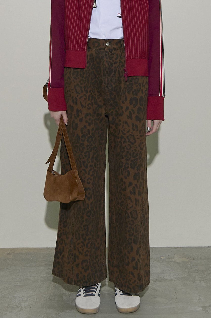【メゾンスペシャル/MAISON SPECIAL】のLeopard Wide Straight Pants/レオパードワイドストレートパンツ 人気、トレンドファッション・服の通販 founy(ファニー) 　ファッション　Fashion　レディースファッション　Fashion for Women　パンツ　Pants & Trousers　コンパクト　Compact, Small Size　シンプル　Simple, Minimal　ジャケット　Jacket, Outerwear　セットアップ　Set-Up, Coordinated Outfit　トレンド　Trend, Trending Now　レオパード　Leopard, Animal Print　ワイド　Wide, Wide Fit　other-8|ID: prp329100004050735 ipo3291000000032893097