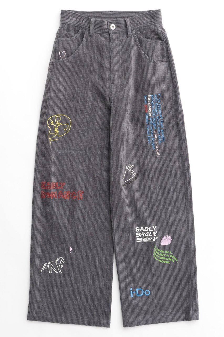 【メゾンスペシャル/MAISON SPECIAL】のCorduroy Early Romance Graphic Pants/コーデュロイアーリーロマンスグラフィックパンツ 人気、トレンドファッション・服の通販 founy(ファニー) 　ファッション　Fashion　レディースファッション　WOMEN　パンツ　Pants　再入荷　Restock/Back In Stock/Re Arrival　 other-1|ID: prp329100004050737 ipo3291000000027192357