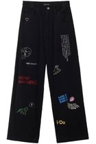 【メゾンスペシャル/MAISON SPECIAL】のCorduroy Early Romance Graphic Pants/コーデュロイアーリーロマンスグラフィックパンツ 人気、トレンドファッション・服の通販 founy(ファニー) ファッション Fashion レディースファッション Fashion for Women パンツ Pants & Trousers グラフィック Graphic, Graphic Design コーデュロイ Corduroy, Cord Fabric ストレート Straight, Straight Cut セットアップ Set-Up, Coordinated Outfit ワイド Wide, Wide Fit A/W・秋冬 Autumn/Winter thumbnail NVY(ネイビー)|ID: prp329100004050737 ipo3291000000036337633