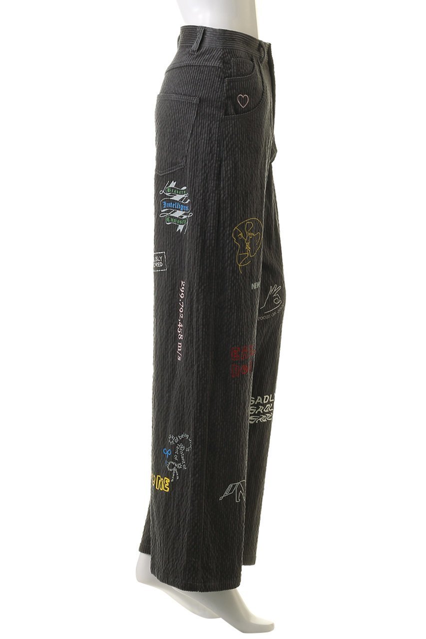 【メゾンスペシャル/MAISON SPECIAL】のCorduroy Early Romance Graphic Pants/コーデュロイアーリーロマンスグラフィックパンツ 人気、トレンドファッション・服の通販 founy(ファニー) ファッション Fashion レディースファッション Fashion for Women パンツ Pants & Trousers グラフィック Graphic, Graphic Design コーデュロイ Corduroy, Cord Fabric ストレート Straight, Straight Cut セットアップ Set-Up, Coordinated Outfit ワイド Wide, Wide Fit A/W・秋冬 Autumn/Winter other-3|ID: prp329100004050737 ipo3291000000036383603