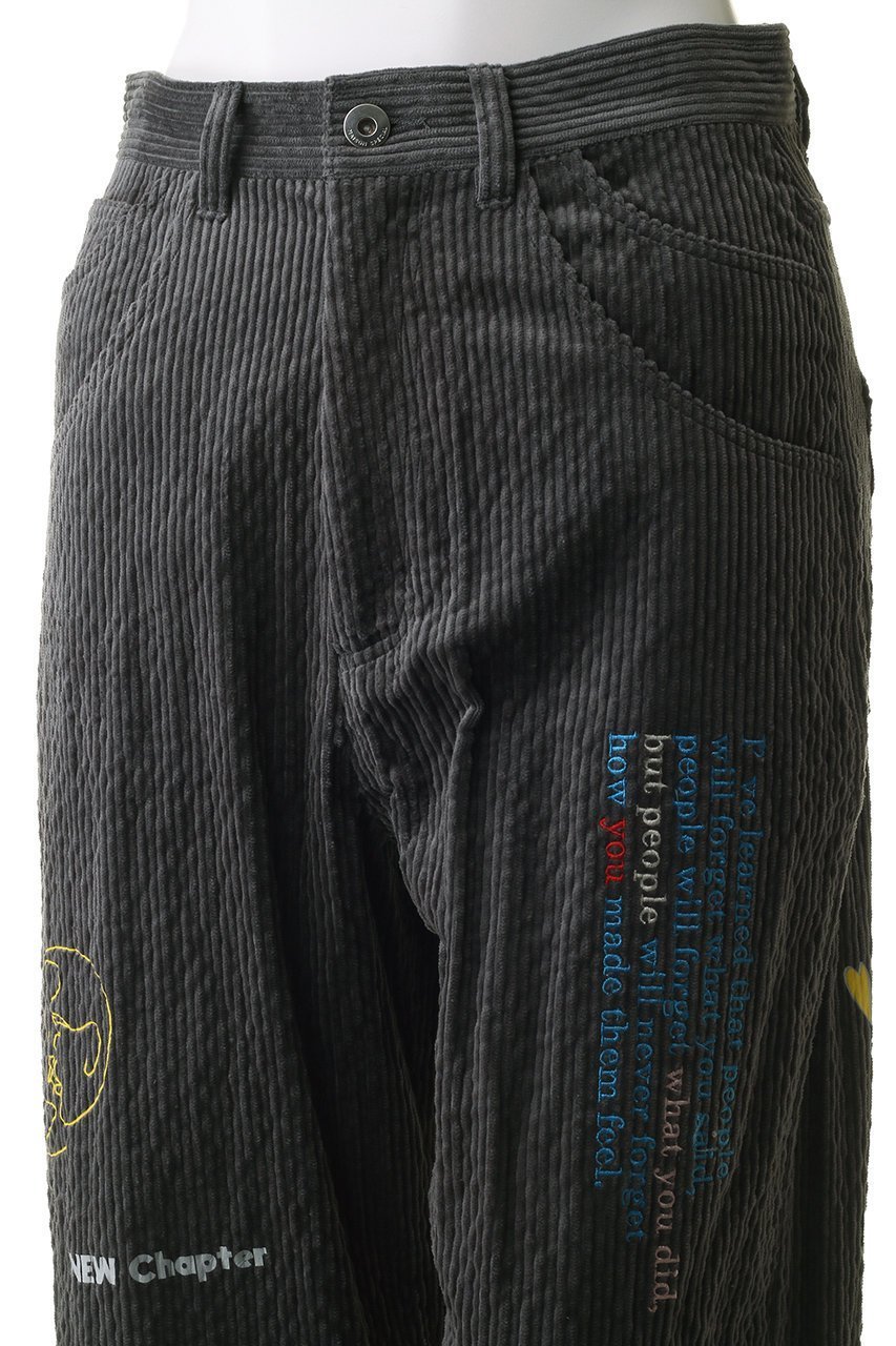 【メゾンスペシャル/MAISON SPECIAL】のCorduroy Early Romance Graphic Pants/コーデュロイアーリーロマンスグラフィックパンツ 人気、トレンドファッション・服の通販 founy(ファニー) ファッション Fashion レディースファッション Fashion for Women パンツ Pants & Trousers グラフィック Graphic, Graphic Design コーデュロイ Corduroy, Cord Fabric ストレート Straight, Straight Cut セットアップ Set-Up, Coordinated Outfit ワイド Wide, Wide Fit A/W・秋冬 Autumn/Winter other-5|ID: prp329100004050737 ipo3291000000036383605