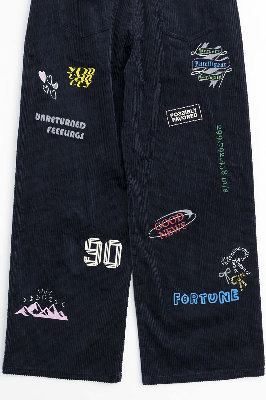 【メゾンスペシャル/MAISON SPECIAL】のCorduroy Early Romance Graphic Pants/コーデュロイアーリーロマンスグラフィックパンツ 人気、トレンドファッション・服の通販 founy(ファニー) ファッション Fashion レディースファッション Fashion for Women パンツ Pants & Trousers グラフィック Graphic, Graphic Design コーデュロイ Corduroy, Cord Fabric ストレート Straight, Straight Cut セットアップ Set-Up, Coordinated Outfit ワイド Wide, Wide Fit A/W・秋冬 Autumn/Winter other-6|ID: prp329100004050737 ipo3291000000036383606