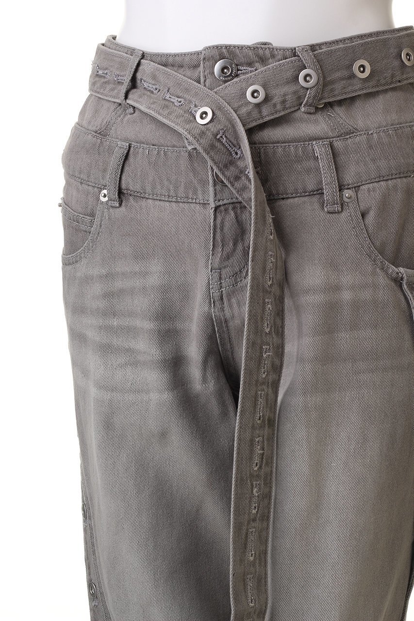 【メゾンスペシャル/MAISON SPECIAL】のDouble Waist Twisted Denim/ダブルウエストツイストデニム 人気、トレンドファッション・服の通販 founy(ファニー) 　ファッション　Fashion　レディースファッション　Fashion for Women　パンツ　Pants & Trousers　デニムパンツ・ジーンズ・美脚デニム　Denim Jeans & Pants　コンパクト　Compact, Small Size　デニム　Denim, Jeans Material　フレア　Flare, Flared　other-5|ID: prp329100004050739 ipo3291000000035810958