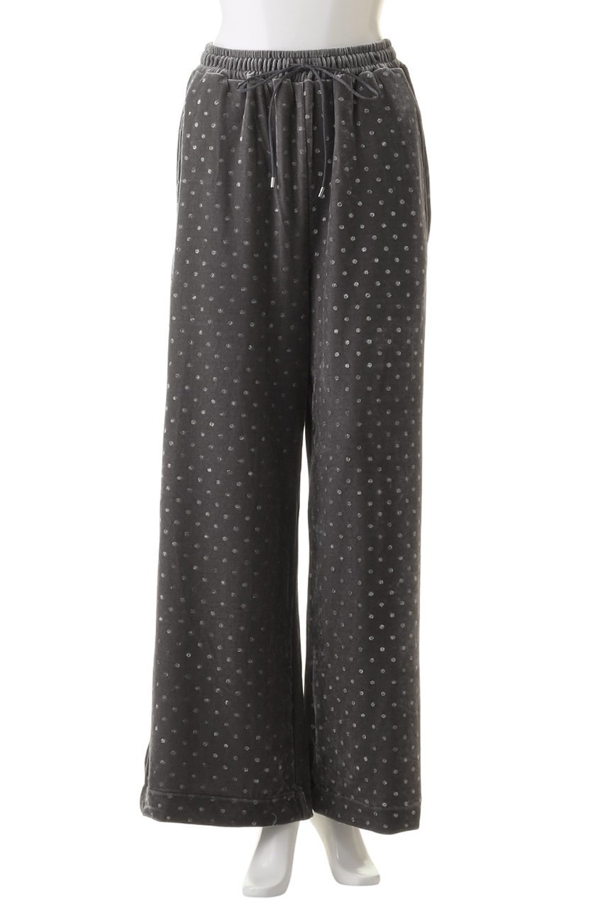【メゾンスペシャル/MAISON SPECIAL】のGlitter Dots Velor Pants/キラキラドットベロアパンツ 人気、トレンドファッション・服の通販 founy(ファニー) ファッション Fashion レディースファッション Fashion for Women パンツ Pants & Trousers ストレッチ Stretch, Stretchy Fabric ドット Polka Dot, Dot Pattern ドレープ Drape, Draping Fabric プリント Print, Printed Pattern ベロア Velour, Soft Velvet エレガント 上品 Elegant other-2|ID: prp329100004050740 ipo3291000000035055741