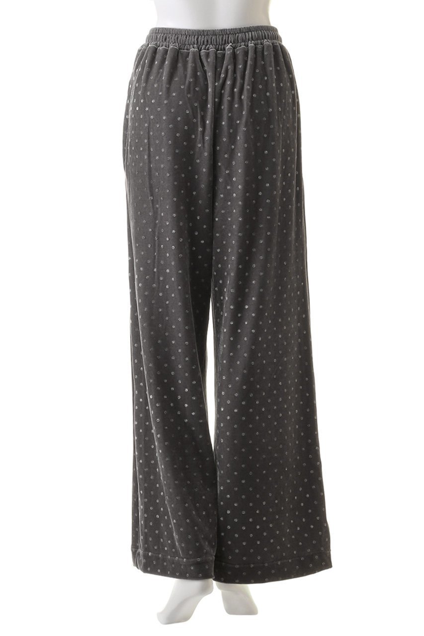 【メゾンスペシャル/MAISON SPECIAL】のGlitter Dots Velor Pants/キラキラドットベロアパンツ 人気、トレンドファッション・服の通販 founy(ファニー) ファッション Fashion レディースファッション Fashion for Women パンツ Pants & Trousers ストレッチ Stretch, Stretchy Fabric ドット Polka Dot, Dot Pattern ドレープ Drape, Draping Fabric プリント Print, Printed Pattern ベロア Velour, Soft Velvet エレガント 上品 Elegant other-4|ID: prp329100004050740 ipo3291000000035055743