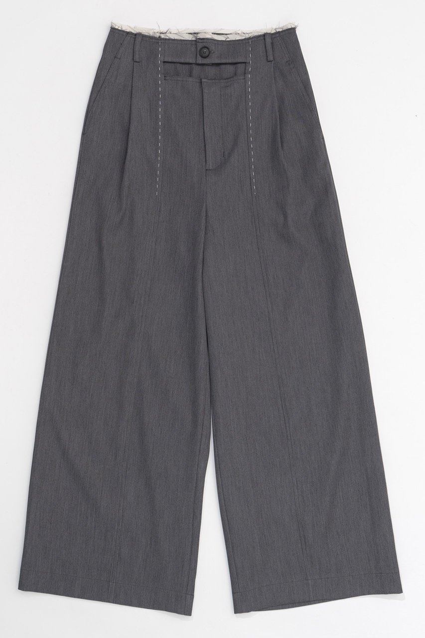 【メゾンスペシャル/MAISON SPECIAL】のFront Cut Stitch Wide Pants/フロントカットステッチワイドパンツ 人気、トレンドファッション・服の通販 founy(ファニー) 　ファッション　Fashion　レディースファッション　WOMEN　パンツ　Pants　おすすめ　Recommend　ジャケット　Jacket　ストレッチ　Stretch　ストレート　Straight　セットアップ　Set Up　フロント　Front　ミニスカート　Mini Skirt　エレガント 上品　Elegant　 other-1|ID: prp329100004050743 ipo3291000000027192379