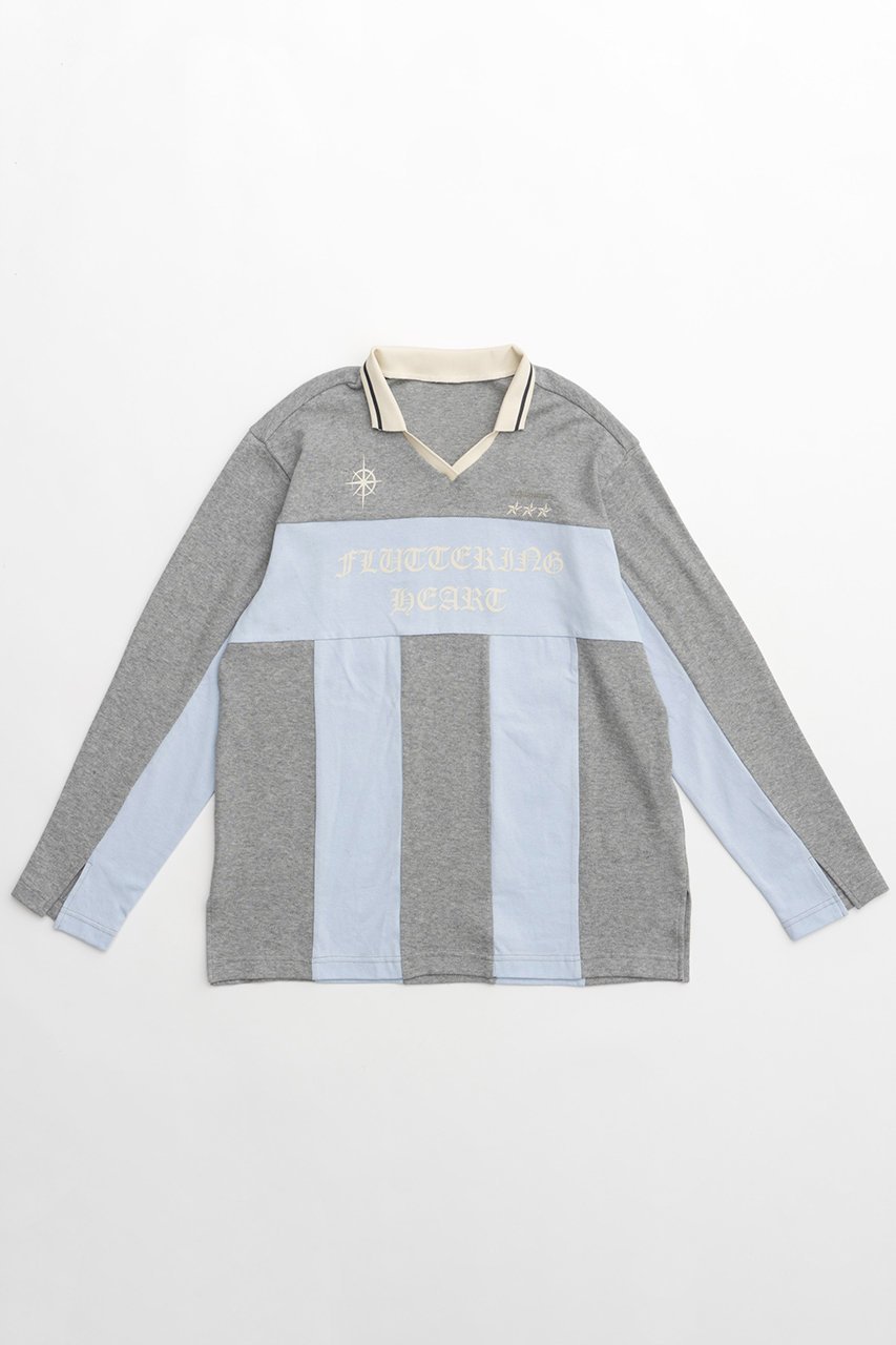 【メゾンスペシャル/MAISON SPECIAL】のFruttaring Heart Stripe Long Sleeve T-shirt/フルッタリングハートストライプロンTEE 人気、トレンドファッション・服の通販 founy(ファニー) 　ファッション　Fashion　レディースファッション　WOMEN　トップス・カットソー　Tops/Tshirt　シャツ/ブラウス　Shirts/Blouses　ロング / Tシャツ　T-Shirts　カットソー　Cut and Sewn　クラシカル　Classical　グラフィック　Graphic　スリーブ　Sleeve　ミックス　Mix　ロング　Long　鹿の子　Pique　 other-1|ID: prp329100004050745 ipo3291000000027192388