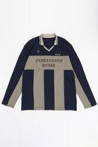 【メゾンスペシャル/MAISON SPECIAL】のFruttaring Heart Stripe Long Sleeve T-shirt/フルッタリングハートストライプロンTEE NVY(ネイビー)|ID:prp329100004050745