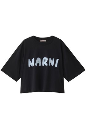 【マルニ/MARNI】のペイントロゴTシャツ 人気、トレンドファッション・服の通販 founy(ファニー) ファッション Fashion レディースファッション WOMEN トップス・カットソー Tops/Tshirt シャツ/ブラウス Shirts/Blouses ロング / Tシャツ T-Shirts カットソー Cut and Sewn ショート Short スリーブ Sleeve トレンド Trend バランス Balance フレア Flare |ID:prp329100004051172