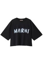 【マルニ/MARNI】のペイントロゴTシャツ ブラック|ID:prp329100004051172