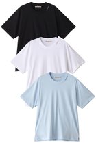 【マルニ/MARNI】の3 PACK Tシャツ 人気、トレンドファッション・服の通販 founy(ファニー) ファッション Fashion レディースファッション Fashion for Women トップス・カットソー Cut & Sew Tops シャツ・ブラウス・オフィスカジュアル Elegant Blouses & Button-Ups ロングTシャツ・Tシャツ Longline T-Shirts & Tees カットソー・ベーシックTシャツ Cut-and-Sewn Tops / Stretch Tees & Basics ショート Short, Short Length シンプル Simple, Minimal スリーブ Sleeve, Long Sleeve / Short Sleeve 定番 Standard, Basic Item thumbnail ミネラルアイス|ID: prp329100004051173 ipo3291000000032920251