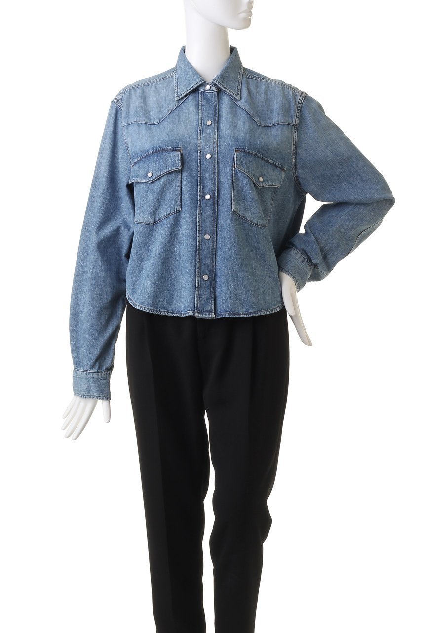 【プルミエ アロンディスモン/1er Arrondissement】の【CITIZENS OF HUMANITY】デニム 人気、トレンドファッション・服の通販 founy(ファニー) 　ファッション　Fashion　レディースファッション　WOMEN　トップス・カットソー　Tops/Tshirt　シャツ/ブラウス　Shirts/Blouses　ウエスタン　Western　スリーブ　Sleeve　デニム　Denim　ハイネック　High Neck　ロング　Long　other-2|ID: prp329100004051180 ipo3291000000031427432