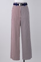 【ナゴンスタンス/nagonstans】のStripe ベルトワイド PT/パンツ Brick|ID: prp329100004051894 ipo3291000000032818242