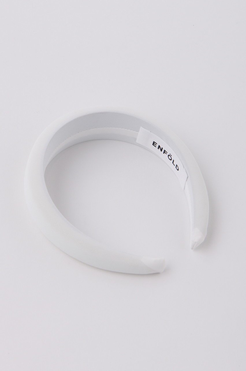【エンフォルド/ENFOLD】のHead Band/ヘッドバンド インテリア・キッズ・メンズ・レディースファッション・服の通販 founy(ファニー) 　ファッション　Fashion　レディースファッション　Fashion for Women　シュシュ&ヘアアクセ/ヘアアレンジ　Scrunchies & Hair Accessories　アクセサリー　Fashion Accessories　エレガント 上品　Elegant　シンプル　Simple, Minimal　ジョーゼット　Georgette, Semi-Sheer Fabric　ホワイト|ID: prp329100004051896 ipo3291000000032838904