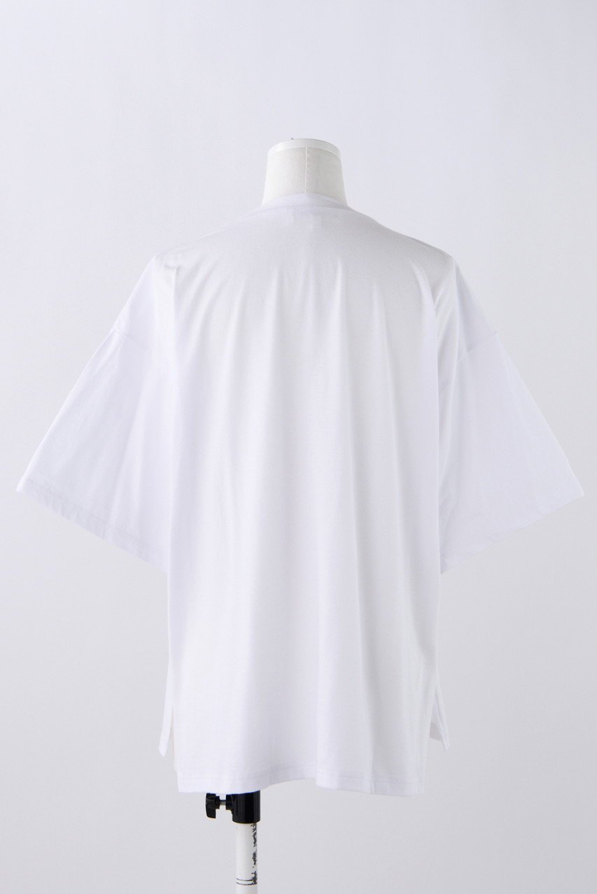 【エンフォルド/ENFOLD】のRoyal Organic オーガンジー T/SH Tシャツ 人気、トレンドファッション・服の通販 founy(ファニー) ファッション Fashion レディースファッション Fashion for Women トップス・カットソー Cut & Sew Tops シャツ・ブラウス・オフィスカジュアル Elegant Blouses & Button-Ups ロングTシャツ・Tシャツ Longline T-Shirts & Tees カットソー・ベーシックTシャツ Cut-and-Sewn Tops / Stretch Tees & Basics オーガンジー Organza Fabric ギャザー Gathered, Ruffled ショート Short, Short Length スリーブ Sleeve, Long Sleeve / Short Sleeve ティアード Tiered, Tiered Style モチーフ Motif, Design Theme other-3|ID: prp329100004051897 ipo3291000000035791695