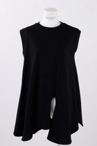 【エンフォルド/ENFOLD】のスビン天竺 サークルカーブアシンメ T/Tタンクトップ 人気、トレンドファッション・服の通販 founy(ファニー) ファッション Fashion レディースファッション Fashion for Women トップス・カットソー Cut & Sew Tops キャミソール&ノースリーブ Camisoles & Sleeveless Tops シャツ・ブラウス・オフィスカジュアル Elegant Blouses & Button-Ups ロングTシャツ・Tシャツ Longline T-Shirts & Tees カットソー・ベーシックTシャツ Cut-and-Sewn Tops / Stretch Tees & Basics カッティング Cutting Detail キャミソール Camisole, Spaghetti Strap Top タンク Tank Top, Sleeveless Top ドレープ Drape, Draping Fabric ベスト Vest, Waistcoat thumbnail ブラック|ID: prp329100004051898 ipo3291000000036665347