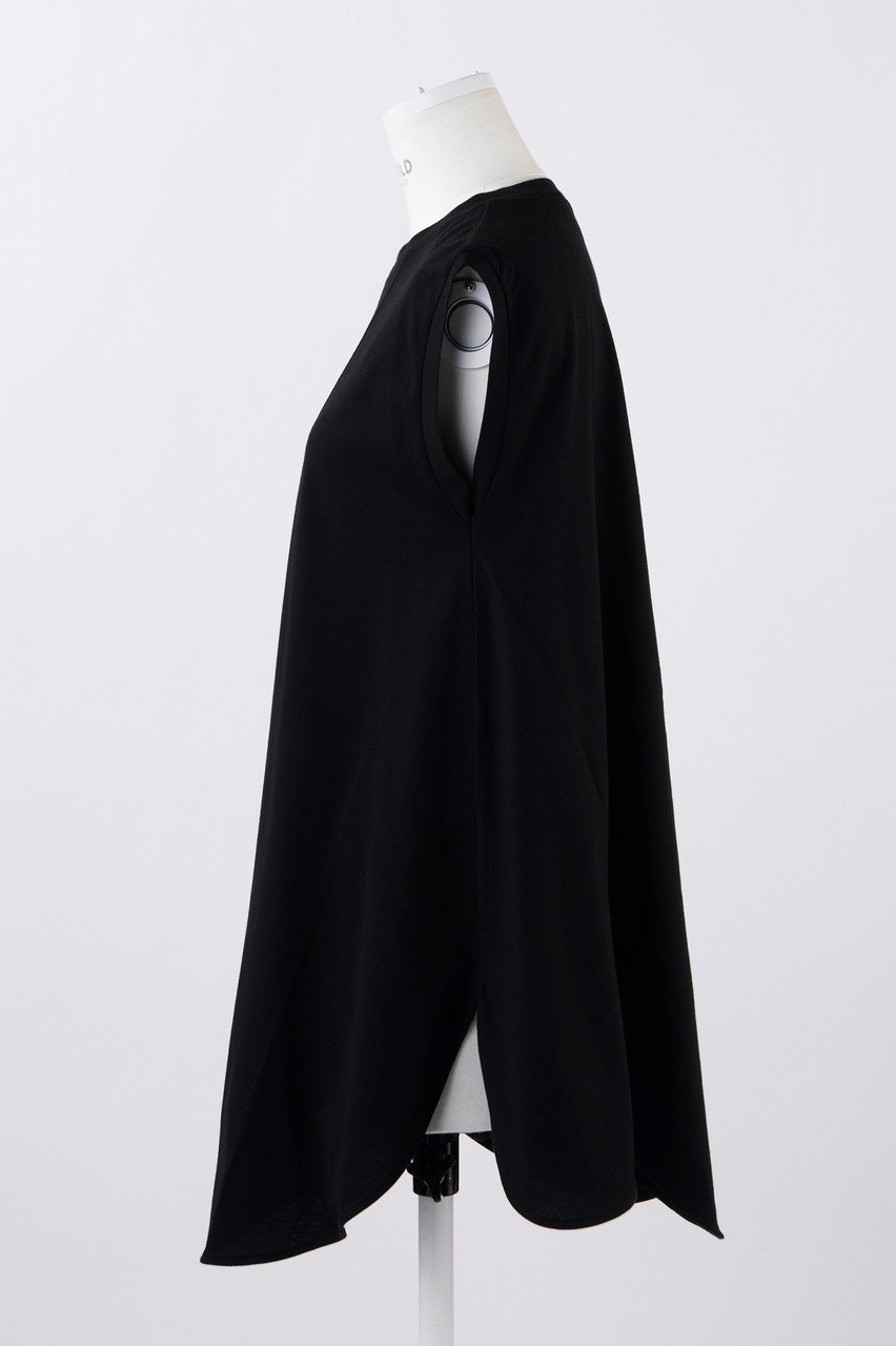 【エンフォルド/ENFOLD】のスビン天竺 サークルカーブアシンメ T/Tタンクトップ 人気、トレンドファッション・服の通販 founy(ファニー) 　ファッション　Fashion　レディースファッション　Fashion for Women　トップス・カットソー　Cut & Sew Tops　キャミソール&ノースリーブ　Camisoles & Sleeveless Tops　シャツ・ブラウス・オフィスカジュアル　Elegant Blouses & Button-Ups　ロングTシャツ・Tシャツ　Longline T-Shirts & Tees　カットソー・ベーシックTシャツ　Cut-and-Sewn Tops / Stretch Tees & Basics　カッティング　Cutting Detail　キャミソール　Camisole, Spaghetti Strap Top　タンク　Tank Top, Sleeveless Top　ドレープ　Drape, Draping Fabric　ベスト　Vest, Waistcoat　other-2|ID: prp329100004051898 ipo3291000000036708794