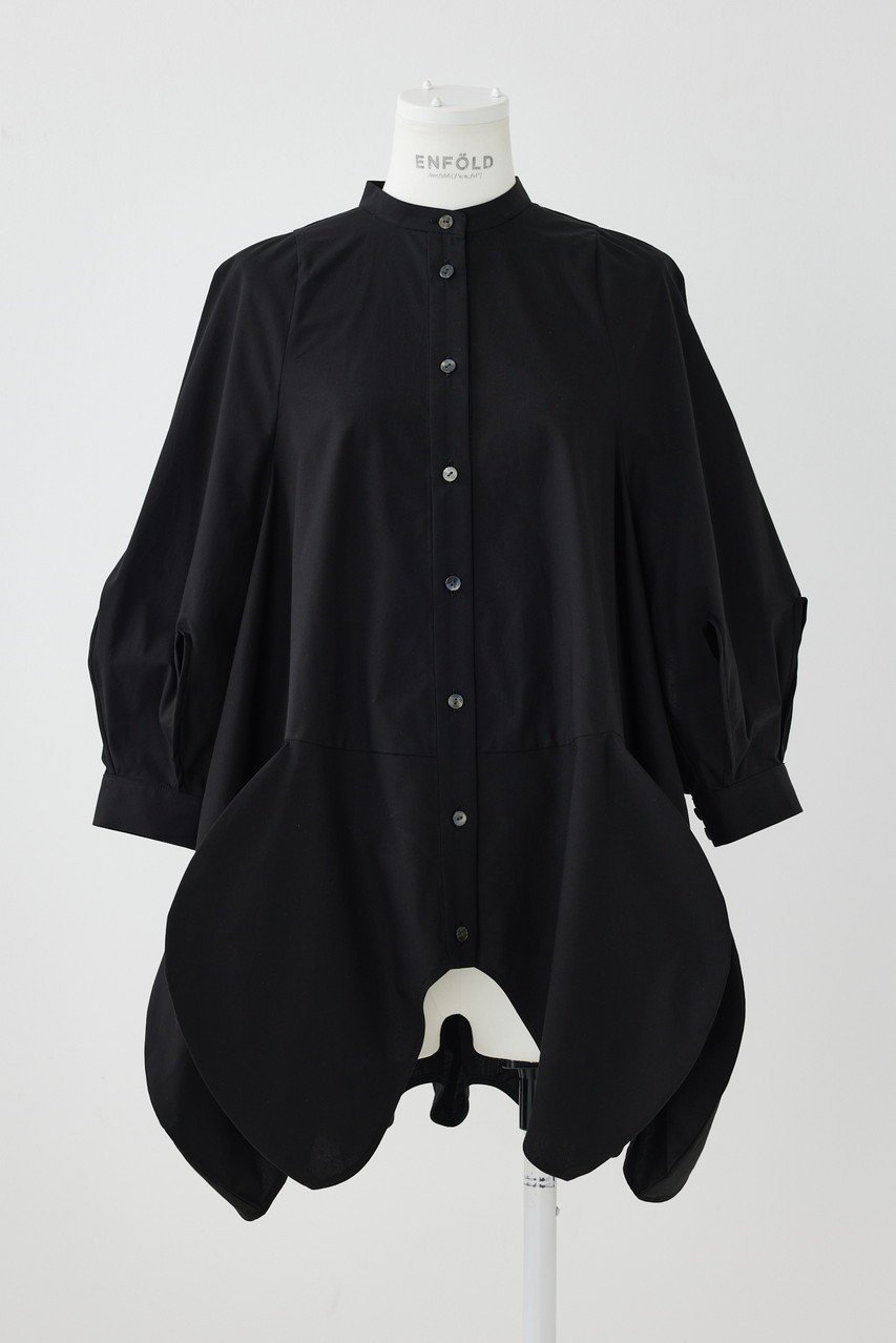 【エンフォルド/ENFOLD】のタイプライター Flower BL/ブラウス 人気、トレンドファッション・服の通販 founy(ファニー) 　ファッション　Fashion　レディースファッション　Fashion for Women　トップス・カットソー　Cut & Sew Tops　シャツ・ブラウス・オフィスカジュアル　Elegant Blouses & Button-Ups　カッティング　Cutting Detail　ショート　Short, Short Length　スリット　Slit, Slit Detail　スリーブ　Sleeve, Long Sleeve / Short Sleeve　タイプライター　Typewriter Fabric, Crisp Cotton　A/W・秋冬　Autumn/Winter　 other-1|ID: prp329100004051901 ipo3291000000035823412