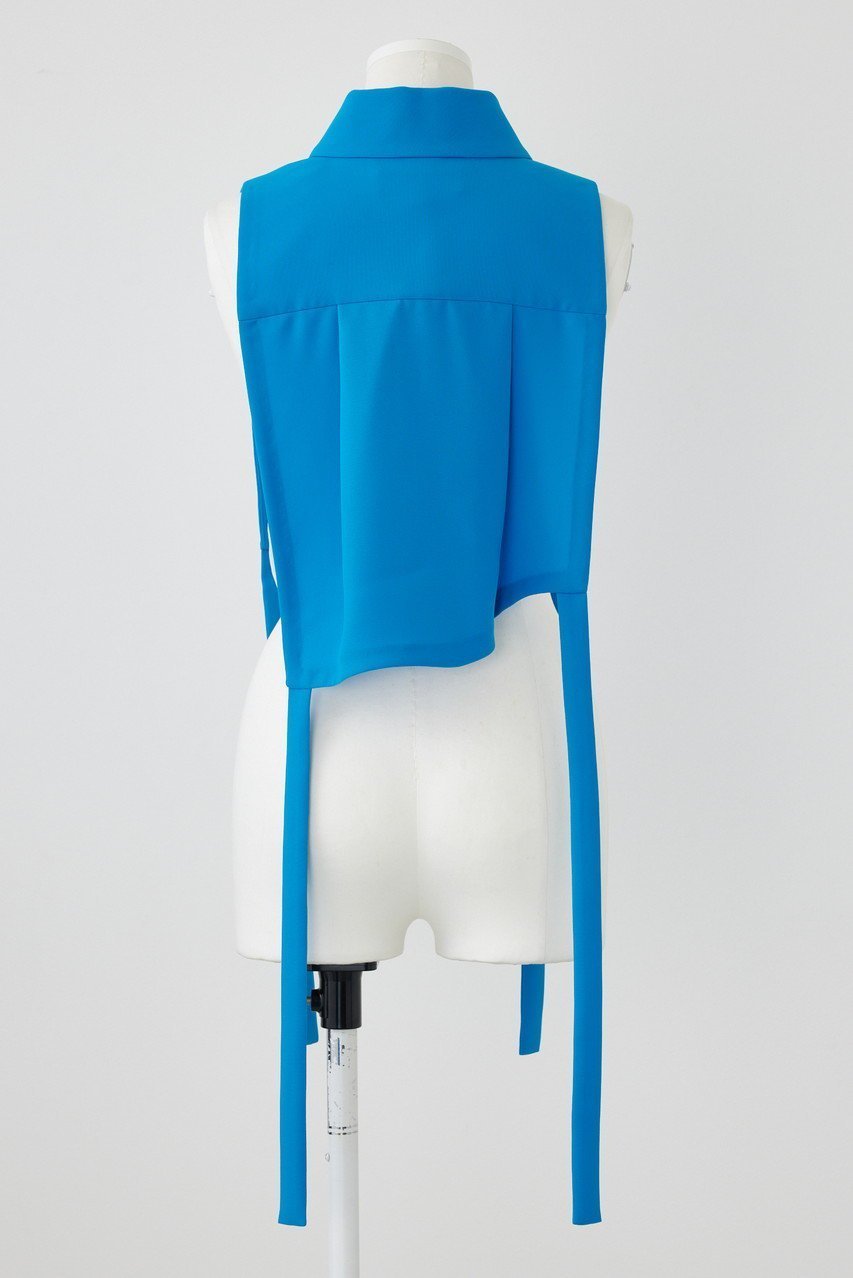 【エンフォルド/ENFOLD】のポリエステルダブルクロス クラシックベスト 人気、トレンドファッション・服の通販 founy(ファニー) 　ファッション　Fashion　レディースファッション　Fashion for Women　アウター　Coat / Outerwear Collection　レディースジャケット・軽アウター　Jackets　アシンメトリー　Asymmetrical Style　クラシカル　Classical, Vintage-Inspired　クラシック　Classic, Timeless Style　ジャケット　Jacket, Outerwear　フィット　Fit, Slim Fit　ベスト　Vest, Waistcoat　ポケット　Pocket, Pocket Detail　エレガント 上品　Elegant　other-3|ID: prp329100004051911 ipo3291000000036498946