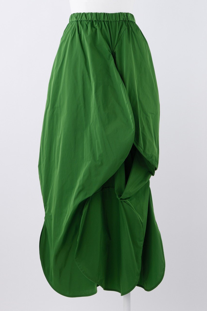 【エンフォルド/ENFOLD】のPEサテン funny SK/スカート インテリア・キッズ・メンズ・レディースファッション・服の通販 founy(ファニー) ファッション Fashion レディースファッション Fashion for Women スカート Skirts ロングスカート Long Skirts / Maxi & Midi Skirts アシンメトリー Asymmetrical Style サテン Satin, Glossy Fabric タフタ Taffeta, Structured Fabric リラックス Relax, Relaxed Fit ロング Long, Long-Length 軽量 Lightweight, Ultra Light グリーン|ID: prp329100004051913 ipo3291000000036243948