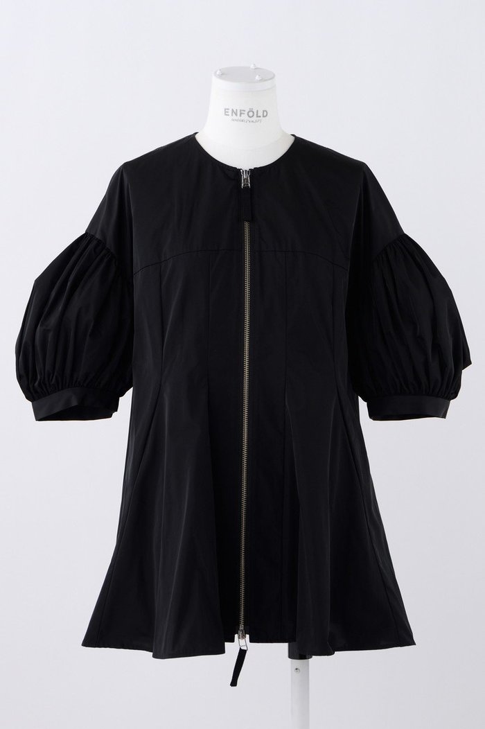 【エンフォルド/ENFOLD】のPEサテン ブラウスブルゾン インテリア・キッズ・メンズ・レディースファッション・服の通販 founy(ファニー) https://founy.com/ ファッション Fashion レディースファッション Fashion for Women アウター Coat / Outerwear Collection レディースジャケット・軽アウター Jackets ブルゾンジャケット・スポーティアウター Blouson Jackets サテン Satin, Glossy Fabric ジャケット Jacket, Outerwear タフタ Taffeta, Structured Fabric フレア Flare, Flared ブルゾン Blouson, Bomber Jacket 切替 Switching, Contrast Panel 羽織 Haori, Light Jacket 軽量 Lightweight, Ultra Light |ID: prp329100004051914 ipo3291000000035580888