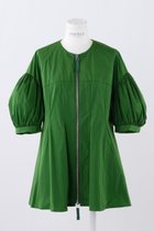 【エンフォルド/ENFOLD】のPEサテン ブラウスブルゾン グリーン|ID: prp329100004051914 ipo3291000000035580890