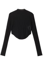 【リムアーク/RIM.ARK】のLinen mix sheer L/S tops/トップス ブラック|ID: prp329100004051927 ipo3291000000032887578