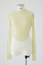 【リムアーク/RIM.ARK】のLinen mix sheer L/S tops/トップス ライトイエロー|ID: prp329100004051927 ipo3291000000032887587