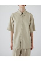 【リムアーク/RIM.ARK】のHalf sleeve stitch SH/シャツ 人気、トレンドファッション・服の通販 founy(ファニー) ファッション Fashion レディースファッション WOMEN トップス・カットソー Tops/Tshirt シャツ/ブラウス Shirts/Blouses ショート Short スタイリッシュ Stylish スリーブ Sleeve セットアップ Set Up ハーフ Half 半袖 Short Sleeve thumbnail ライトベージュ|ID: prp329100004051928 ipo3291000000027229102