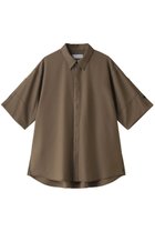 【リムアーク/RIM.ARK】のHalf sleeve stitch SH/シャツ 人気、トレンドファッション・服の通販 founy(ファニー) ファッション Fashion レディースファッション Fashion for Women トップス・カットソー Cut & Sew Tops シャツ・ブラウス・オフィスカジュアル Elegant Blouses & Button-Ups ショート Short, Short Length スタイリッシュ Stylish, Fashionable スリーブ Sleeve, Long Sleeve / Short Sleeve セットアップ Set-Up, Coordinated Outfit ハーフ Half, Half-Length 半袖 Short Sleeve, Half Sleeve thumbnail ブラウン|ID: prp329100004051928 ipo3291000000032879486