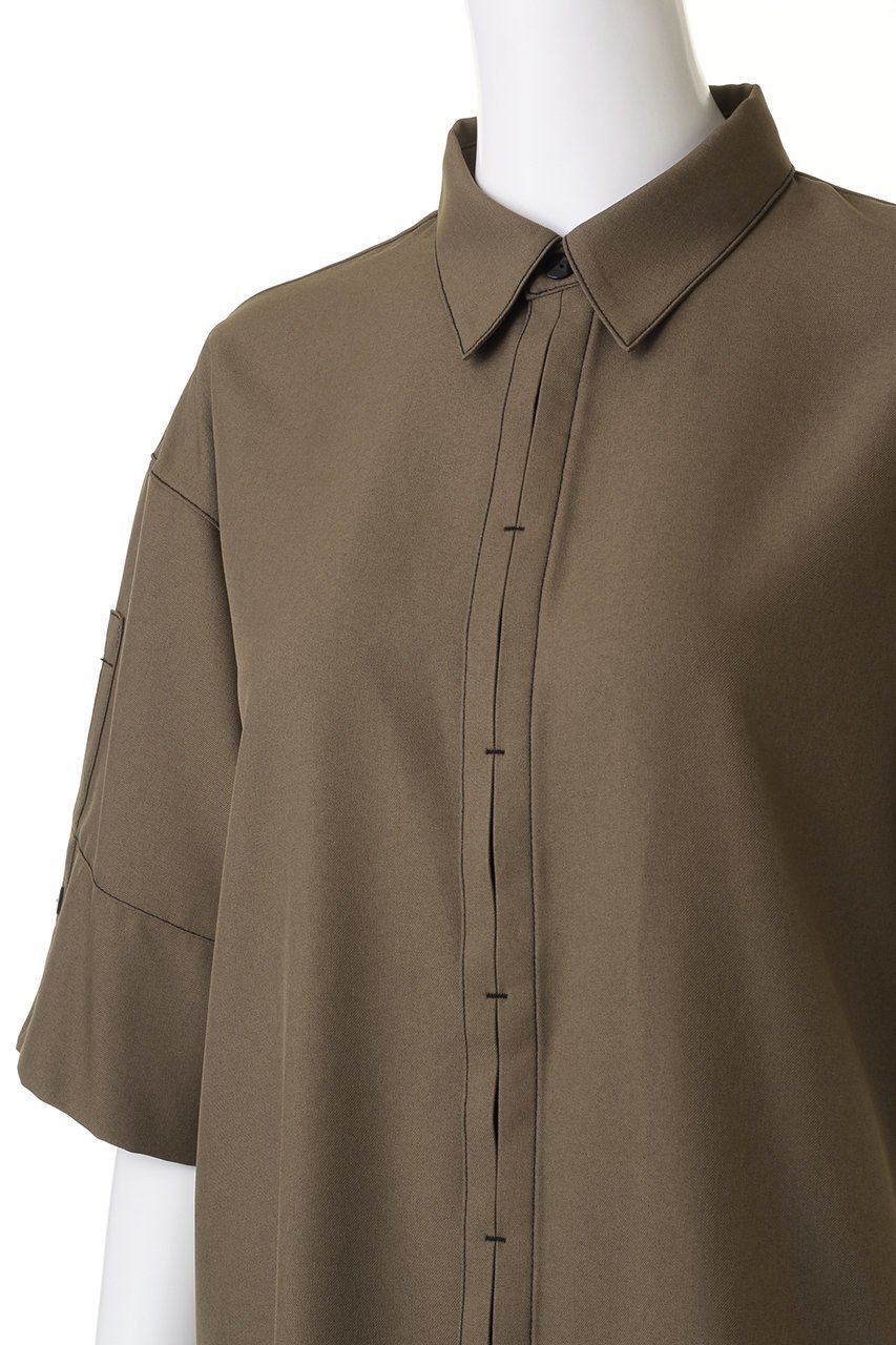 【リムアーク/RIM.ARK】のHalf sleeve stitch SH/シャツ 人気、トレンドファッション・服の通販 founy(ファニー) 　ファッション　Fashion　レディースファッション　Fashion for Women　トップス・カットソー　Cut & Sew Tops　シャツ・ブラウス・オフィスカジュアル　Elegant Blouses & Button-Ups　ショート　Short, Short Length　スタイリッシュ　Stylish, Fashionable　スリーブ　Sleeve, Long Sleeve / Short Sleeve　セットアップ　Set-Up, Coordinated Outfit　ハーフ　Half, Half-Length　半袖　Short Sleeve, Half Sleeve　other-5|ID: prp329100004051928 ipo3291000000032879518