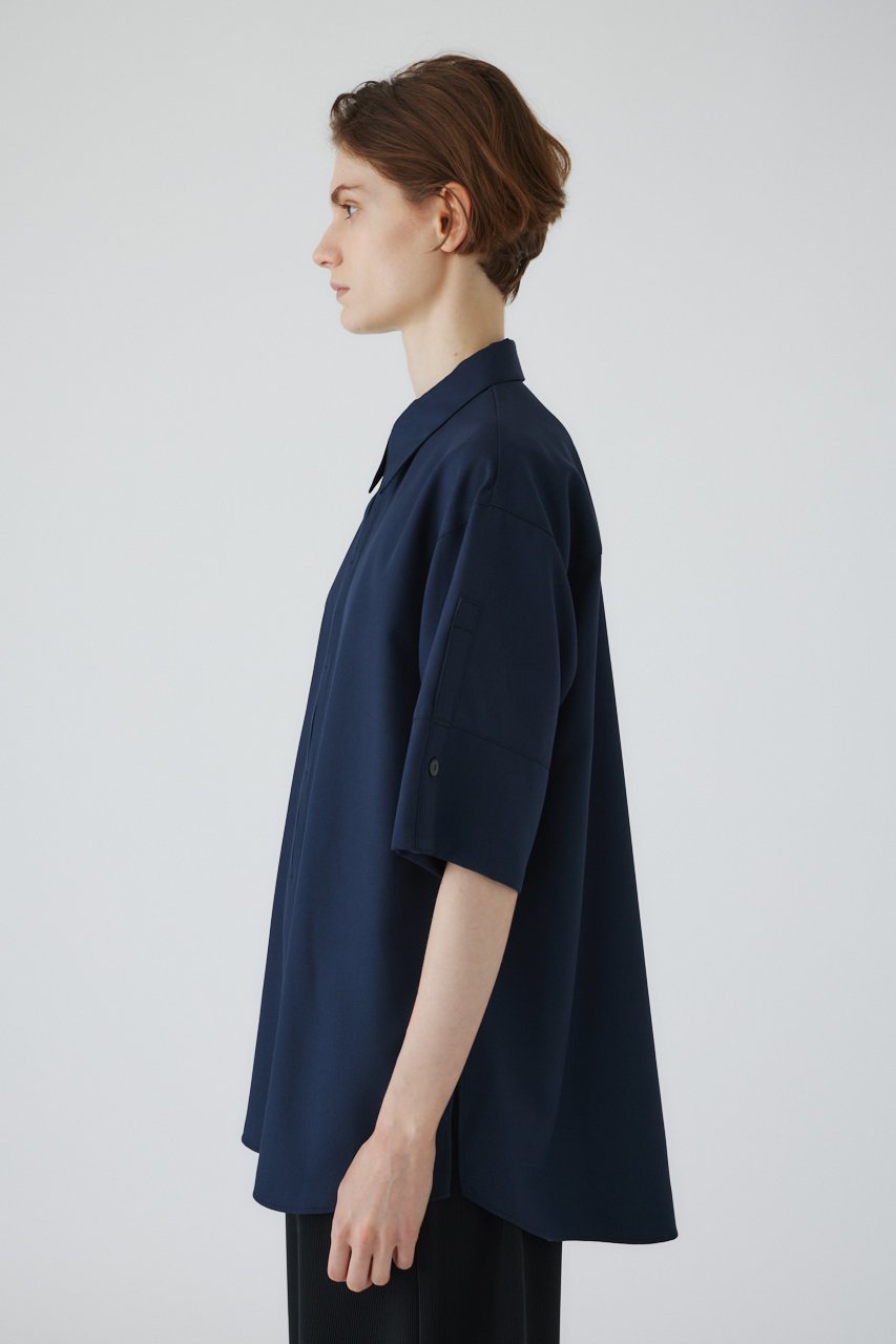 【リムアーク/RIM.ARK】のHalf sleeve stitch SH/シャツ 人気、トレンドファッション・服の通販 founy(ファニー) 　ファッション　Fashion　レディースファッション　Fashion for Women　トップス・カットソー　Cut & Sew Tops　シャツ・ブラウス・オフィスカジュアル　Elegant Blouses & Button-Ups　ショート　Short, Short Length　スタイリッシュ　Stylish, Fashionable　スリーブ　Sleeve, Long Sleeve / Short Sleeve　セットアップ　Set-Up, Coordinated Outfit　ハーフ　Half, Half-Length　半袖　Short Sleeve, Half Sleeve　other-7|ID: prp329100004051928 ipo3291000000032879530