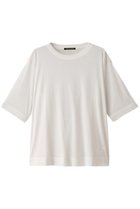 【ミズイロ インド/mizuiro ind】のgauze crew neck half slv T Tシャツ off white|ID:prp329100004051931