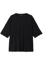 【ミズイロ インド/mizuiro ind】のgauze crew neck half slv T Tシャツ black|ID:prp329100004051931