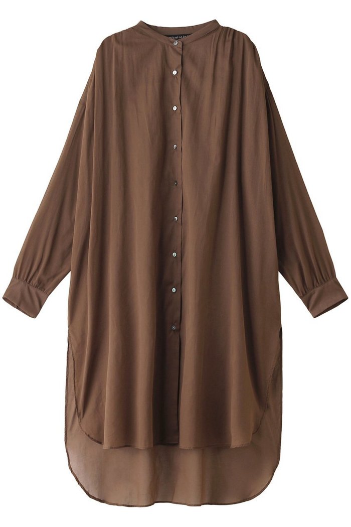 【ミズイロ インド/mizuiro ind】のstand collar gather OP ワンピース インテリア・キッズ・メンズ・レディースファッション・服の通販 founy(ファニー) https://founy.com/ ファッション Fashion レディースファッション Fashion for Women ワンピース Dresses チュニック Tunic Tops & Dresses エアリー Airy Texture ギャザー Gathered, Ruffled サマー Summer, Summer Style シアー Sheer, See-Through ショルダー Shoulder, Shoulder Strap スタンド Stand Collar, Upright Stand チュニック Tunic, Long Top フェミニン Feminine, Girly ロング Long, Long-Length |ID: prp329100004051932 ipo3291000000032895057